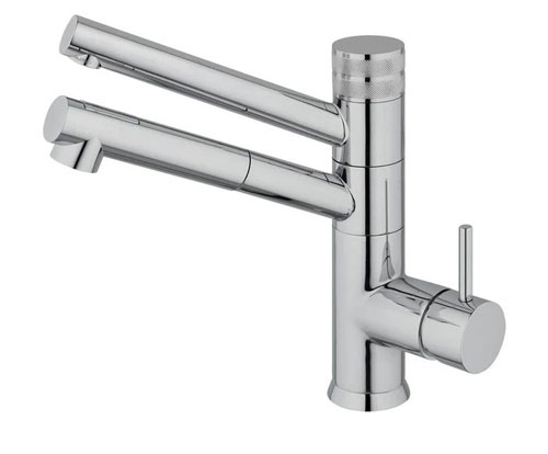 Sicilia Chrome Pull-Out Spray-Hose 3-Way Tap (Triflow Filter Tap)