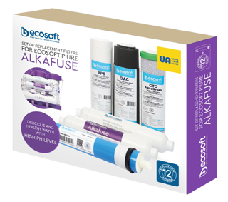 Ecosoft P'URE Alkafuse Replacement Filter Pack (12 Months)