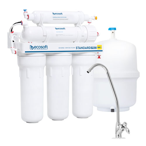 Ecosoft 5 Stage 50GPD Drinking Water Filter System