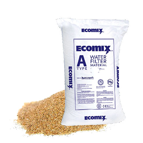 Ecomix Type A - Iron, Manganese & Ammonia Removal Media (25 Litre)