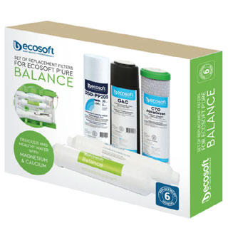 Ecosoft P'URE Balance Replacement Filter Pack (6 Months)