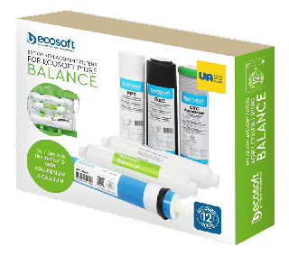 Ecosoft P'URE Balance Replacement Filter Pack (12 Months)