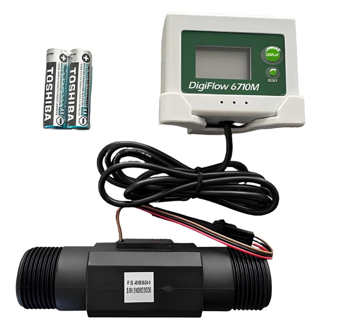 Digital Flow Rate and Flow Totaliser Meter (up to 100 LPM)