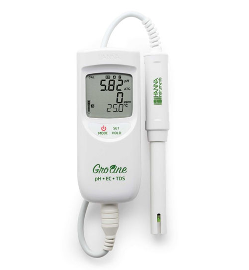 Groline Hydroponic Portable pH/EC/TDS/Temp Meter (HI-9814)