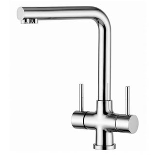 Mariella Chrome 3-Way (Tri-Flow) Kitchen Mixer Tap