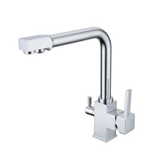 Mia Chrome 3-Way (Tri-Flow) Kitchen Mixer Tap