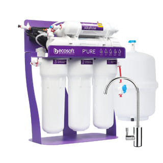 Ecosoft P'URE Alkafuse Reverse Osmosis System 75GPD With Booster Pump & Pressure Tank