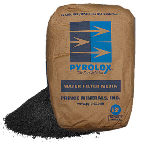 Pyrolox Iron, Manganese & Hydrogen Sulphide Removal Media (14 Litre)