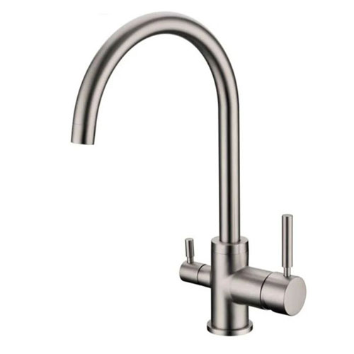 Verona Brushed Nickel 3-Way Tap (Triflow Filter Tap)